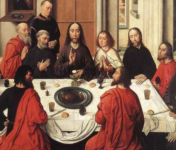 The Last Supper (detail 1) 1464-67 Oil Painting by Dieric the Elder Bouts