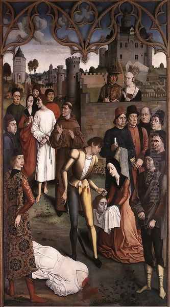 The Execution of the Innocent Count Oil Painting by Dieric the Elder Bouts