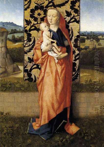 Virgin and Child 1465-70 Oil Painting by Dieric the Elder Bouts