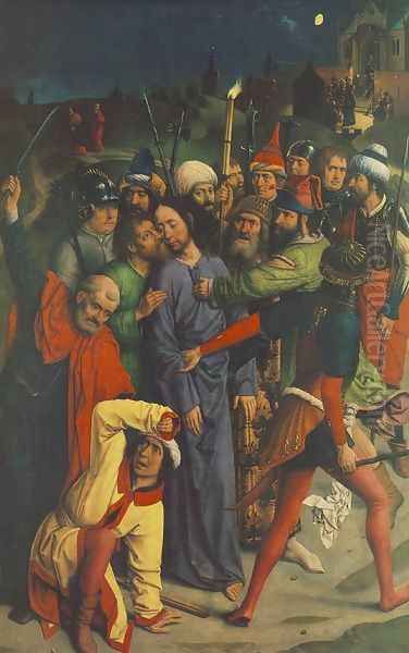 The Capture of Christ Oil Painting by Dieric the Elder Bouts