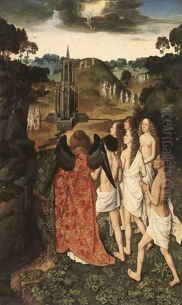 Paradise Oil Painting by Dieric the Elder Bouts