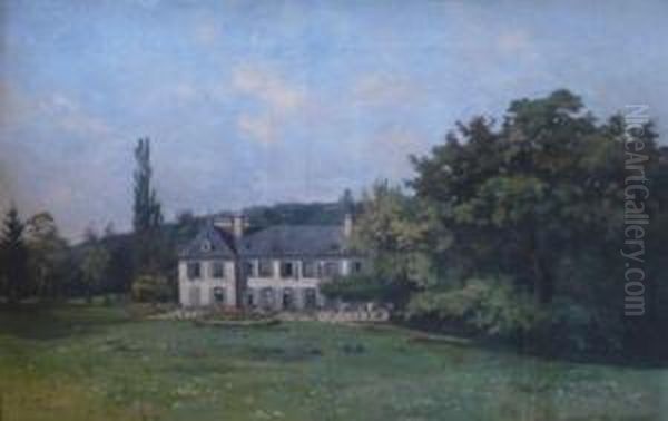 La Maison De Maitre Oil Painting by Edmond Charles Jos. Yon