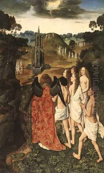 Paradise 2 Oil Painting by Dieric the Elder Bouts