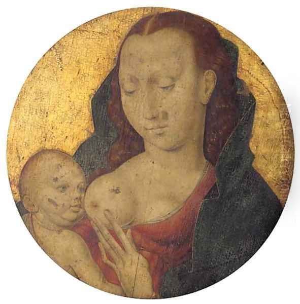 The Virgin and Child 2 Oil Painting by Dieric the Elder Bouts