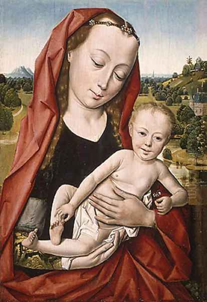 Virgin and Child 1475 Oil Painting by Dieric the Elder Bouts