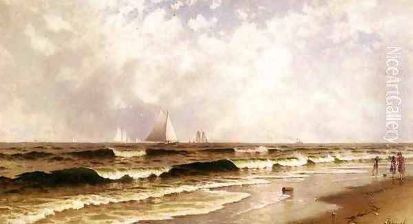 Afternoon, Southampton Beach Oil Painting by Alfred Thompson Bricher