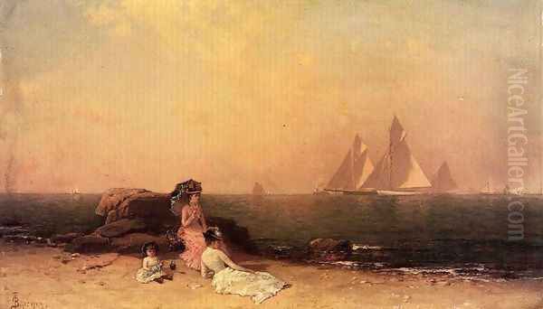 Afternoon at the Shore Oil Painting by Alfred Thompson Bricher