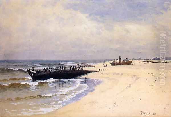 Low Tide Oil Painting by Alfred Thompson Bricher