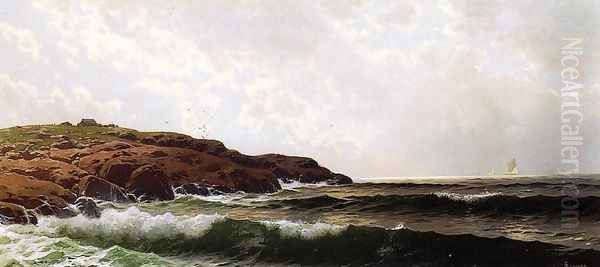 Morning at Sakonnet, Rhode Island Oil Painting by Alfred Thompson Bricher