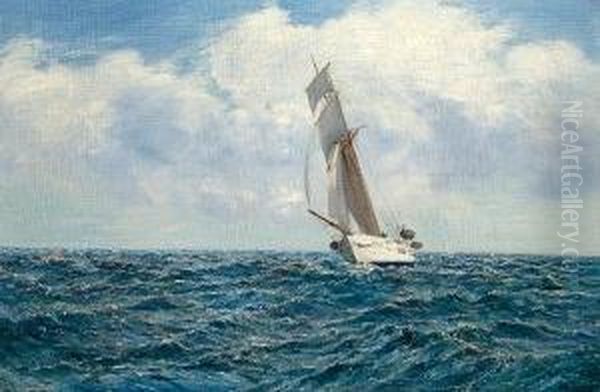 Summer At Sea Oil Painting by Alexander Young