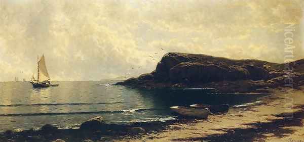 Along the Shore Oil Painting by Alfred Thompson Bricher