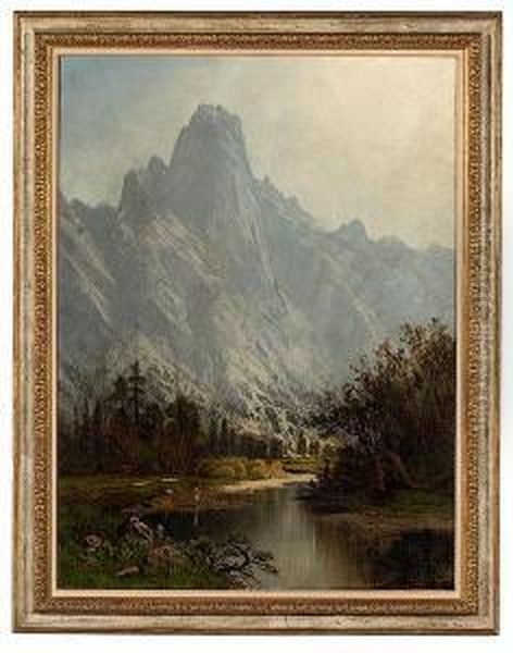 Yosemite Oil Painting by Harvey Otis Young