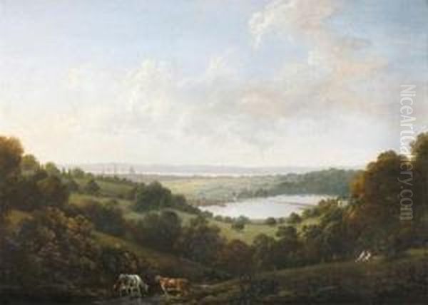 View Of Southampton Oil Painting by John Young