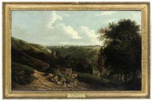 The King's Valley, Jersey Oil Painting by John Young