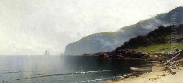 Coastal Scene Oil Painting by Alfred Thompson Bricher