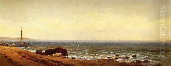 Along the Shore 2 Oil Painting by Alfred Thompson Bricher