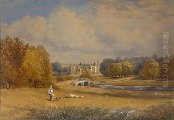 Audley End, Essex Oil Painting by John Mallows Youngman