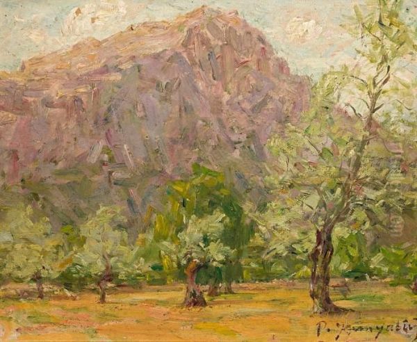 Paisaje De Mallorca Oil Painting by Pere Ysern Y Alie