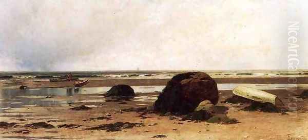 Low Tide I Oil Painting by Alfred Thompson Bricher