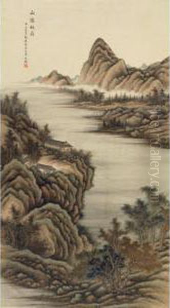 Autumn Scenery Oil Painting by Wang Yuanshui