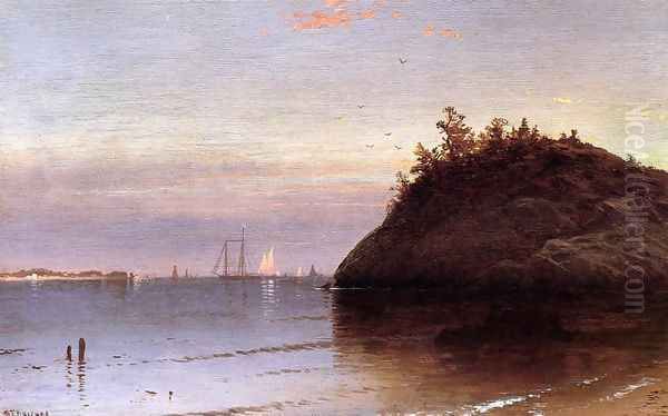 Narragansett Bay Oil Painting by Alfred Thompson Bricher