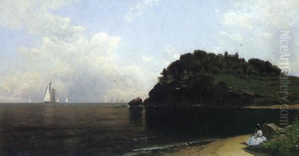 On Long Island Sound Oil Painting by Alfred Thompson Bricher