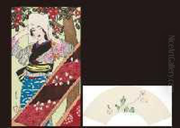 Woman Oil Painting by Takehisa Yumeji