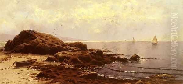 Low Tide, Bailey's Island, Maine Oil Painting by Alfred Thompson Bricher