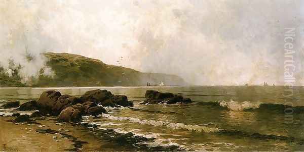 The Coast at Grand Manan Oil Painting by Alfred Thompson Bricher