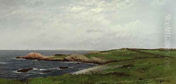 New England Coast Oil Painting by Alfred Thompson Bricher