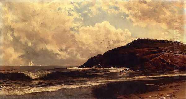 Seascape, Coast of Maine Oil Painting by Alfred Thompson Bricher