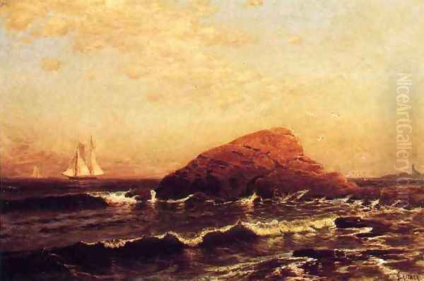 The Lion Rock, Newport Oil Painting by Alfred Thompson Bricher