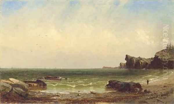 Coastal Scene 2 Oil Painting by Alfred Thompson Bricher