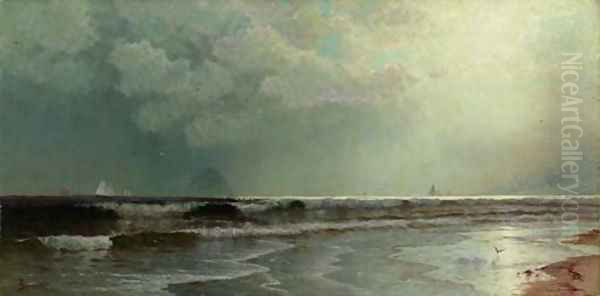 Seascape at Dusk Oil Painting by Alfred Thompson Bricher