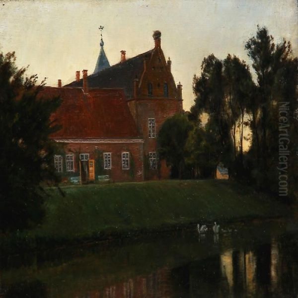 View From A Mansion Oil Painting by Christian Zacho