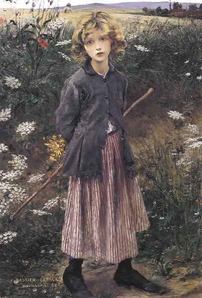 Young Girl Oil Painting by Jules Bastien-Lepage