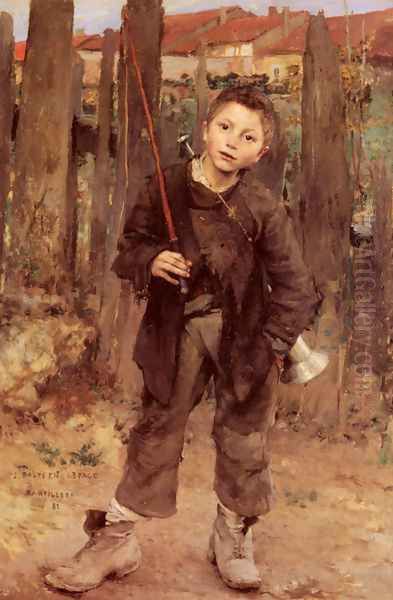 Pas Meche (Nothing Doing) Oil Painting by Jules Bastien-Lepage