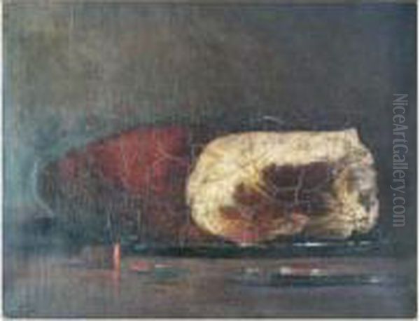 Nature Morte Au Jambon Oil Painting by Zacharie Zakarian