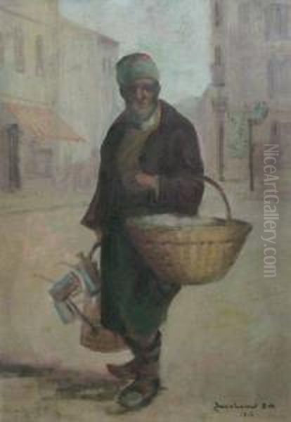 Drink Seller Oil Painting by Dall Zamphiropol