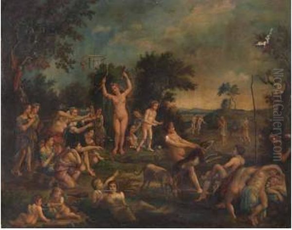 Caccia Di Diana Oil Painting by Domenico Zampieri (Domenichino)