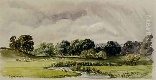 Eynesford Oil Painting by John Edward Brett