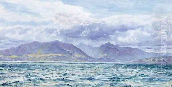 Arran Oil Painting by John Edward Brett