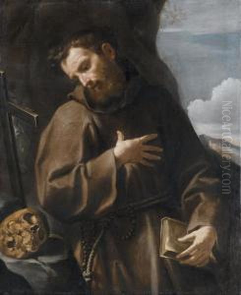 San Francesco Oil Painting by Giovan Pietro Zanotti