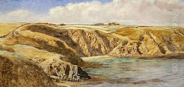 Parn Voose Cove Oil Painting by John Edward Brett