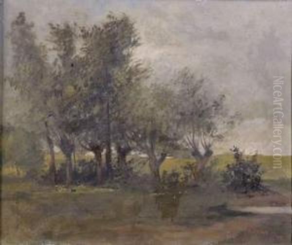 De Bosquet Oil Painting by A. Zarra