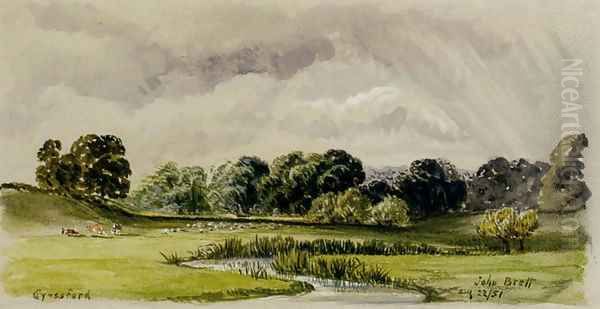 TEynesford Oil Painting by John Edward Brett