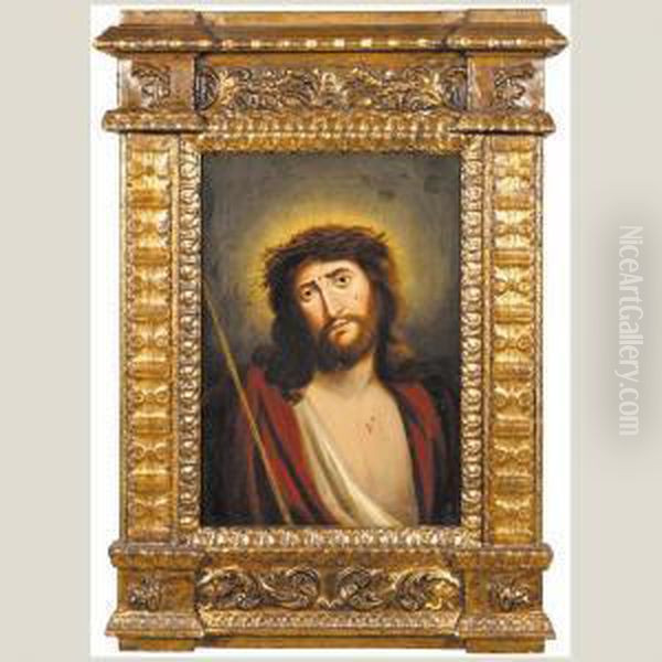 Ecce-homo Oil Painting by Eusebio Zarza