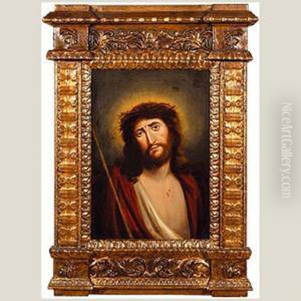 Ecce Homo Oil Painting by Eusebio Zarza