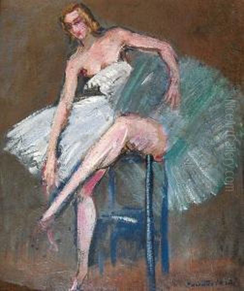 La Danseuse Oil Painting by Czeslaw Zawadzinski