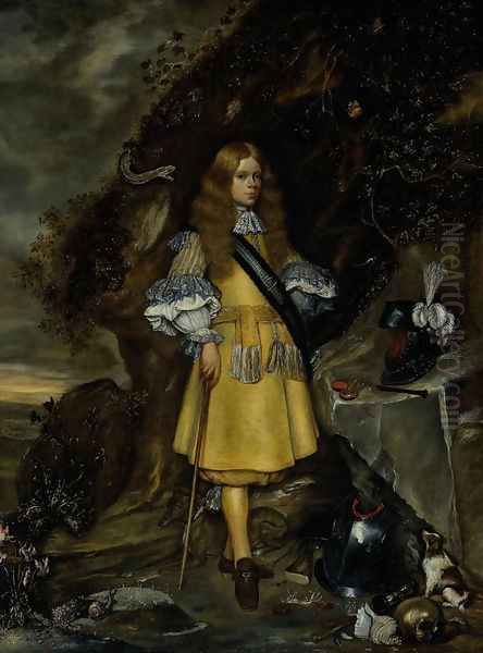 Memorial Portrait of Moses ter Borch 1667-69 Oil Painting by Gerard Ter Borch